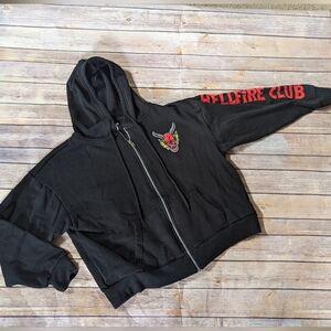 Netflix Stranger Things Hellfire Club Adult Zip Up
